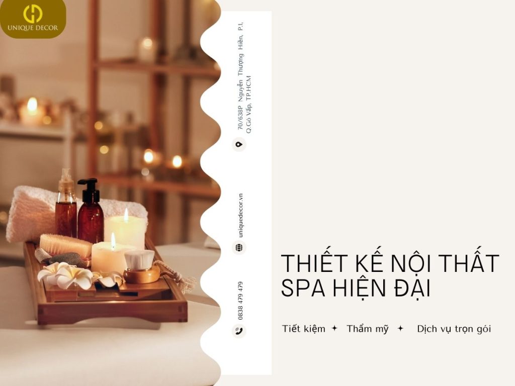 Mẫu Thiết Kế Nội Thất Spa Hiện Đại, Sang Chảnh